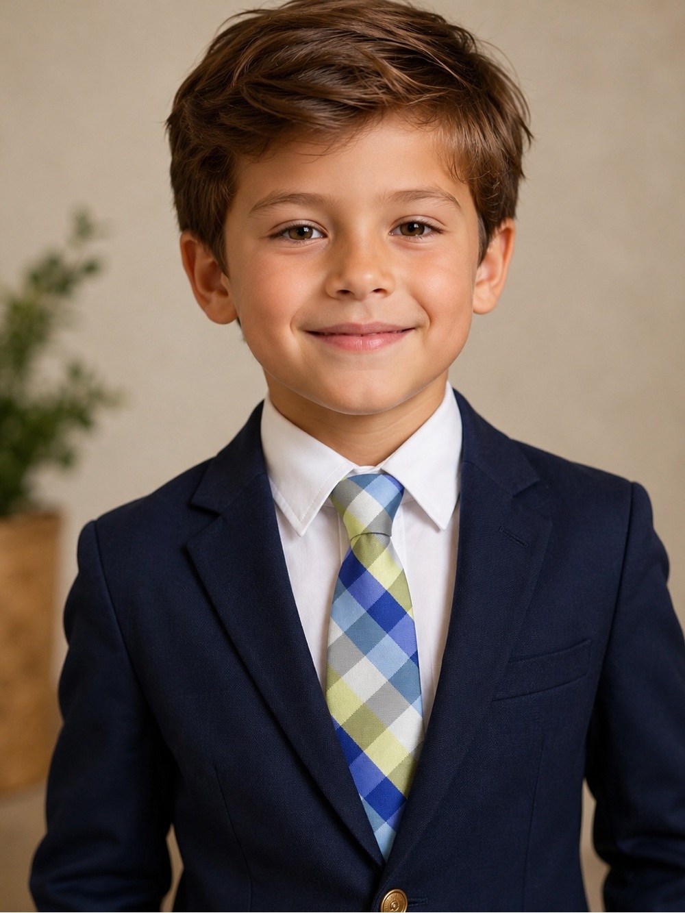 Tommy Hilfiger kids neck tie | Boys zipper adjustable necktie